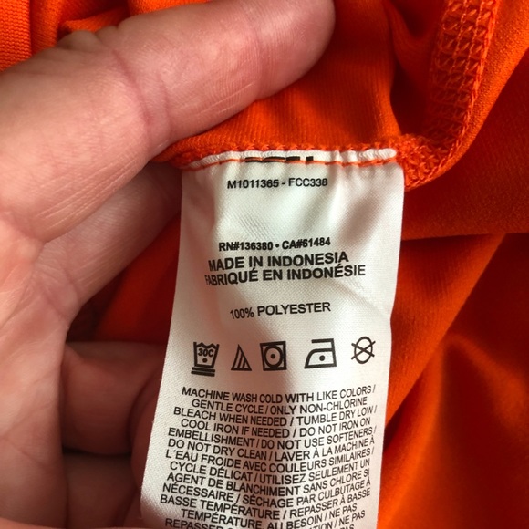 Nike Denver Broncos orange long sleeve activewear top NWT Large - Picture 8 of 10